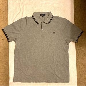Fred Perry Gray Polo Shirt